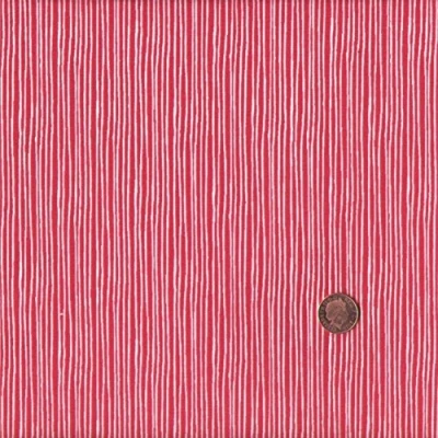 Image of Textiles français Red mini Stripe Design (Stripe) French Fabric Cotton 140CM / 55&quot; Wide Per Half Metre