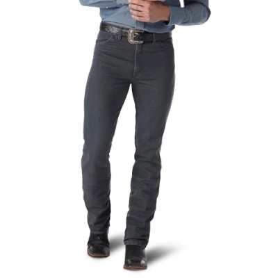 Image of Wrangler Men&#039;s 0936 Cowboy Cut Slim Fit Jean0936 ???? ? ??? ?0936 ???????vaquero Corte Vaquero Fit0936 ??????? jeans, Charcoal Grey, 34W 32L UK