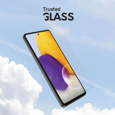 Image of OtterBox Trusted Glass Screen Protector for Samsung Galaxy A72, Tempered Glass, Scratch Protection, Drop Defense Shatter Protection