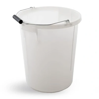 Image of Plastic 28 Litre Heavy Duty Plasterers Bucket for Mixing Building Holding Water and Plaster