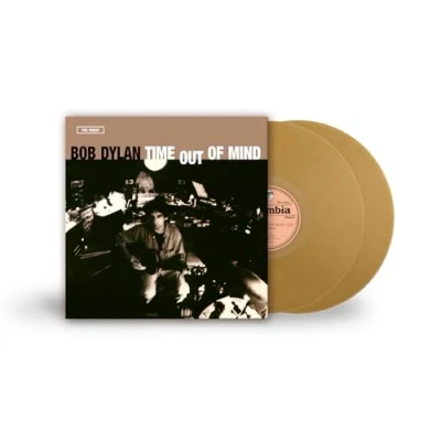 Image of Bob Dylan Time Out Of Mind Clear Gold vinyl Sealed 2023 UK 2 LP set 19658820481