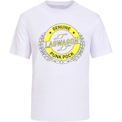 Image of Show Lagwagon White Unisex T Shirt Printed Tee Graphic Top for Men S