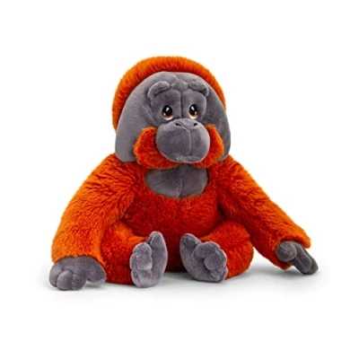 Image of Deluxe Paws Plush Cuddly Soft Eco Wild Animals Toys 100% Recycled (Male Orangutan)