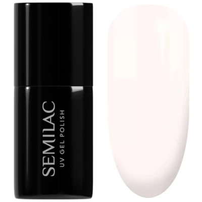 Image of SEMILAC Ivory Gel Nail Polish. 100% Odourless, Long Lasting &amp; Easy To Apply. UV/LED Varnish For Manicure Pedicure At Home Or Salon 7ml 155 Cream