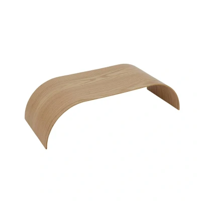 Image of AYTM Curva tray, oak coloured, 62 x 25 16 cm, wood