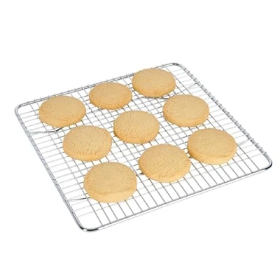 Image of KitchenCraft Chrome Plated Square Cake Cooling Tray
