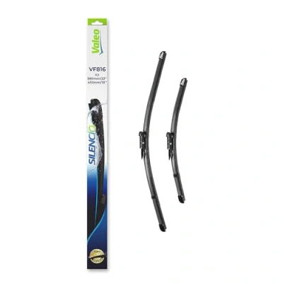 Image of GJA8960BB Wiper blade VALEO SILENCIO X.TRM 577816 580, 450mm Front Beam with spoiler for left hand drive vehicles Top Lock JAGUAR: XJ Saloon