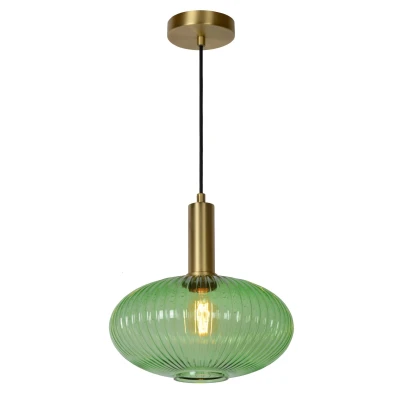 Image of Maloto Retro Pendant Light Ø 30cm 1xE27 Green