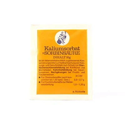 Image of Potassium Sorbate 10g ARAUNER Wine Stabilizer Yeast Growth Inhibitor