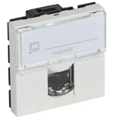 Image of Legrand 0 765 64 RJ 45 White socket outlet outlets
