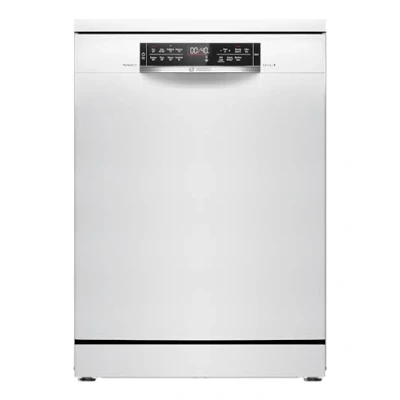 Image of Bosch SMS6TCW01G Series 6, Free Standing Dishwasher 60 cm, A Rated Energy, 9.5 litre,14 Place Settings, Ideal Dry, Extra Clean Zone, Vario Drawer Flexibility, 44dB, White