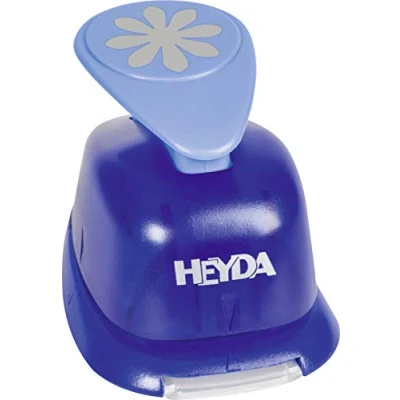 Image of Heyda Motif Punch, Large Size: Approx. 2.5 cm Theme: Flower White