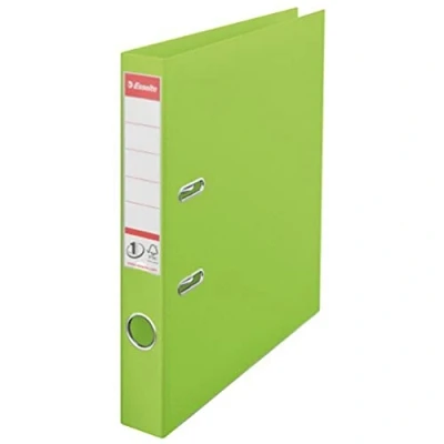 Image of Esselte No.1 VIVIDA A4 Plastic Lever Arch File 50mm Green Pack of 10