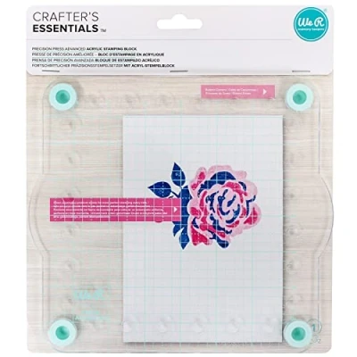 Image of We R Memory Keepers WR Precision Press Adv Acrylic Stamping Block, Large