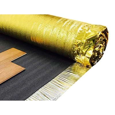 Image of 30m² Deal Royale Sonic Gold 5mm Comfort Underlay for Laminate or Wood Flooring 2 Roll