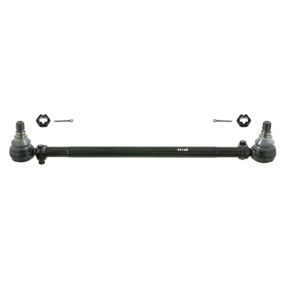 Image of 3563300003, 6133300003, A3563300003, A6133300003 Tie Rod FEBI BILSTEIN 24145 Front Axle, outer with crown nut BMTS Turbo NEW