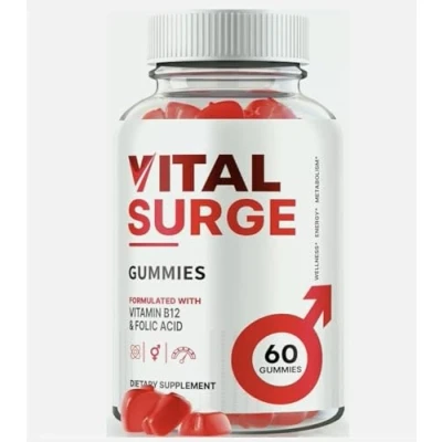 Image of Vital Surge Testo Gummies for Men Powerful Natural Ingredients/New &amp; Sealed 60 Gummies/Dido Extreme Supplements