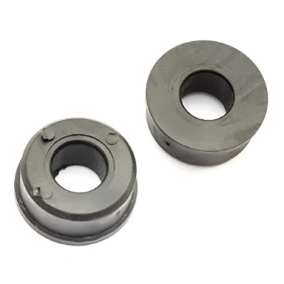 Image of 2x Plastic Reducer Bushes 35mm to 16mm Wheel Axle Bore Bush Wheelbarrow Barrow