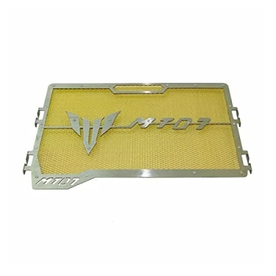 Image of KILGUS Motorbike Radiator Grille Grill Protective Guard Cover For Yamah a 2014 2018 MT 07 FZ MT07 (Color : Gold)