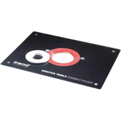Image of Trend Rigid Router Table Insert Plate, Thermoset Phenolic, Plate Size = 306 mm x 229 9.5 mm, RTI/PLATE