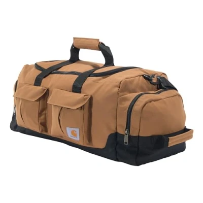 Image of Carhartt 40l Utility Duffel, Heavy Duty Gear Bag for Jobsite, Gym, &amp; Travel, Duffel (Carhartt Brown), US, Travel