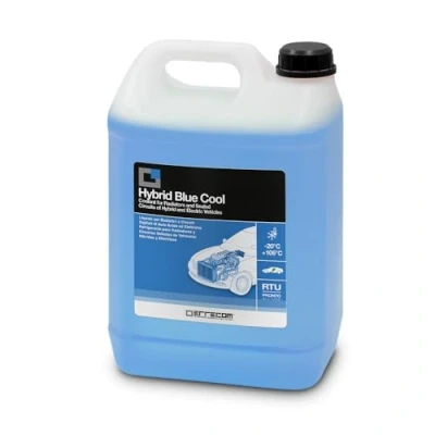 Image of ERRECOM Hybrid Blue Cool, Coolant and Antifreeze for Electric Cars 20C/+106C, Formulation with OAT inhibitor package phosphates, Ready to Use, 5 Litre