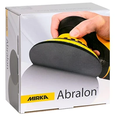 Image of Mirka Abralon sanding Discs / polishing Ø 125mm Grip 180 grit 20/pack for and lacquer, wood, plastic