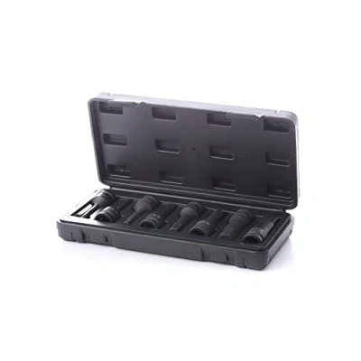 Image of Yato YT 1066 8pcs Tube Set Hex Bit Impact 1/2 &quot;