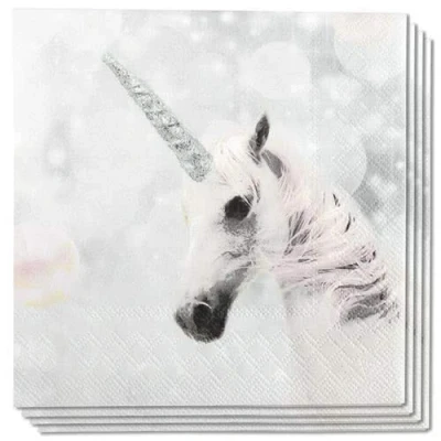 Image of Ambiente 3 Ply Paper Napkins Unicorn