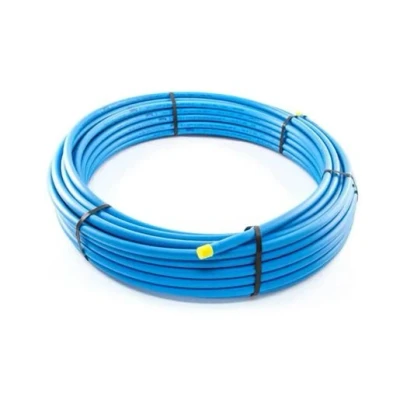 Image of 32 mm x 50 m Coil Blue MDPE Cold Water Mains Supply Pipe