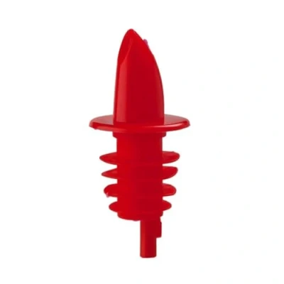 Image of Beaumont Red Economy Freeflow Pourer (Pack of 10)