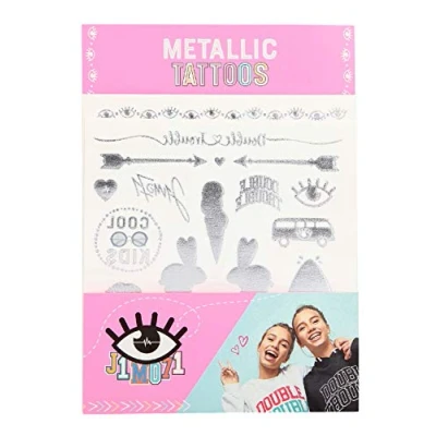 Image of Depesche 10373 Tattoos with Metallic Effect, Lisa and Lena J1MO71, Over 30