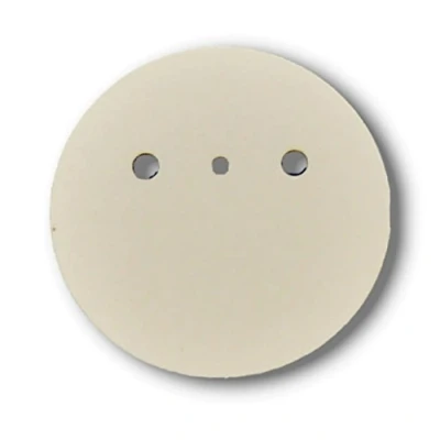 Image of 100 x 1 Tier Rosette Backing Board Card with Pin and Bridal Hook Holes Punched