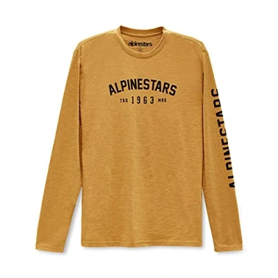 Image of Alpinestars, Imperial Ls Tee, Short Sleeve Shirt, Mustard, S, Man