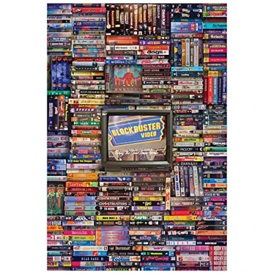 Image of Blockbuster Era 1000 Piece Jigsaw Puzzle Toynk Exclusive
