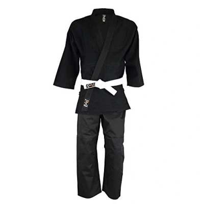 Image of Playwell Martial Arts Judo Bleached Black Uniform (6/190cm)