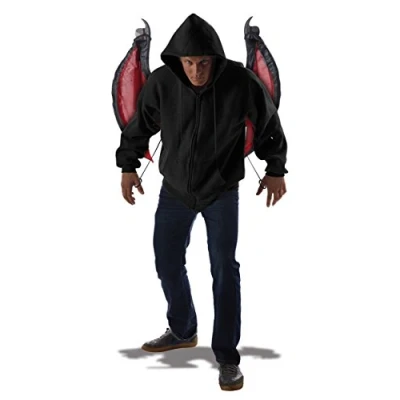 Image of California Costumes Unisex&#039;s Men&#039;s Bloodnight Wings, Red/Black, One Size Costume Accessory, Default