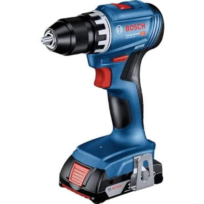 Image of Bosch Professional 18V System GSR 45 Cordless Drill (1900 RPM Rotation, 2 x 3.0 Ah Batteries, GAL 40 Charger, in L Box)