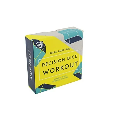 Image of Ginger Fox Relax Make Time Exercise Workout Decision Dice 4 Includes Yoga, Drill, Cardio &amp; Body Exercises