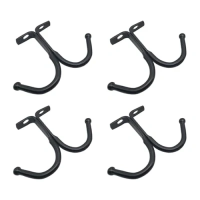 Image of CHENMAIHAO 4 Pieces Under Cabinet Mug Holder,Coffee Cup Holder,Under Cupboard Holder Rack,Storage Hooks for Kitchen Bathroom