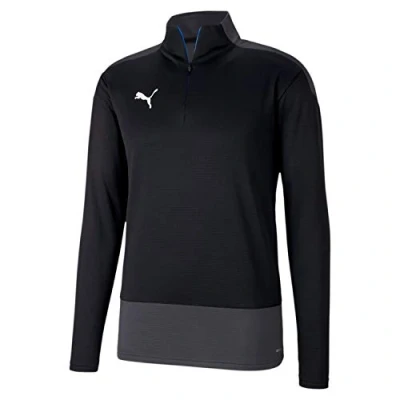 Image of Puma Men&#039;s Teamgoal 23 Training 1/4 Zip Top Pullover, Black asphalt, XXL UK