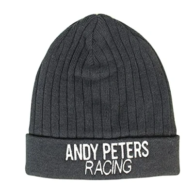 Image of TeddyTs Personalised Business Logo Men&#039;s Thermal Insulated Beanie Hat (Charcoal Grey)