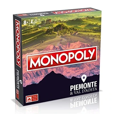 Image of Hasbro, Monopoly I Borghi d&#039;Italia Piedmont and Val D&#039;aosta Board Game