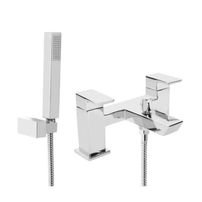 Image of Bristan Cobalt Bath Shower Mixer Tap &amp; Kit Chrome COB BSM C.