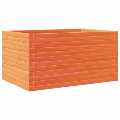 Image of vidaXL Garden Planter Wax Brown 90x60x46 cm Solid Wood Pine