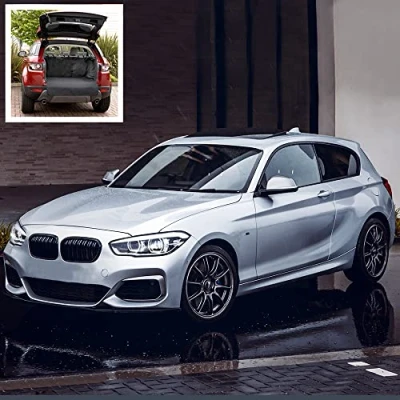 Image of UK Custom Covers BL068 Tailored Waterproof Boot Liner Mat Black To Fit BMW 1 Series (False Floor) 2019 Onwards