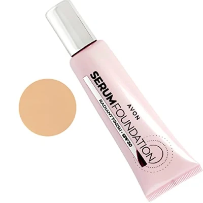 Image of Skin Perfecting Serum Foundation Radiant Finish SPF 30 PORCELAIN 30ml by Avon