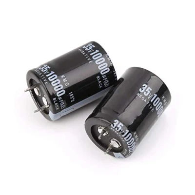 Image of MONOJLY 2pcs 10000uF 35V Radial Aluminium Electrolytic Capacitors 25x40mm