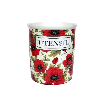 Image of heritage fine China Poppy Utensil
