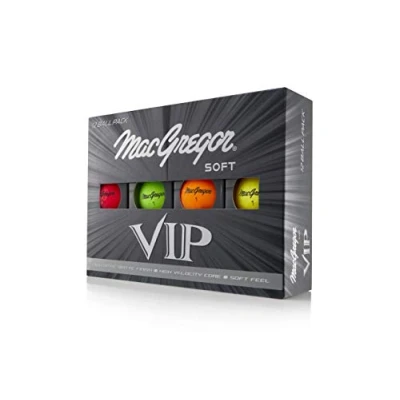 Image of MacGregor VIP Soft Pack Of 12 Golf Balls
